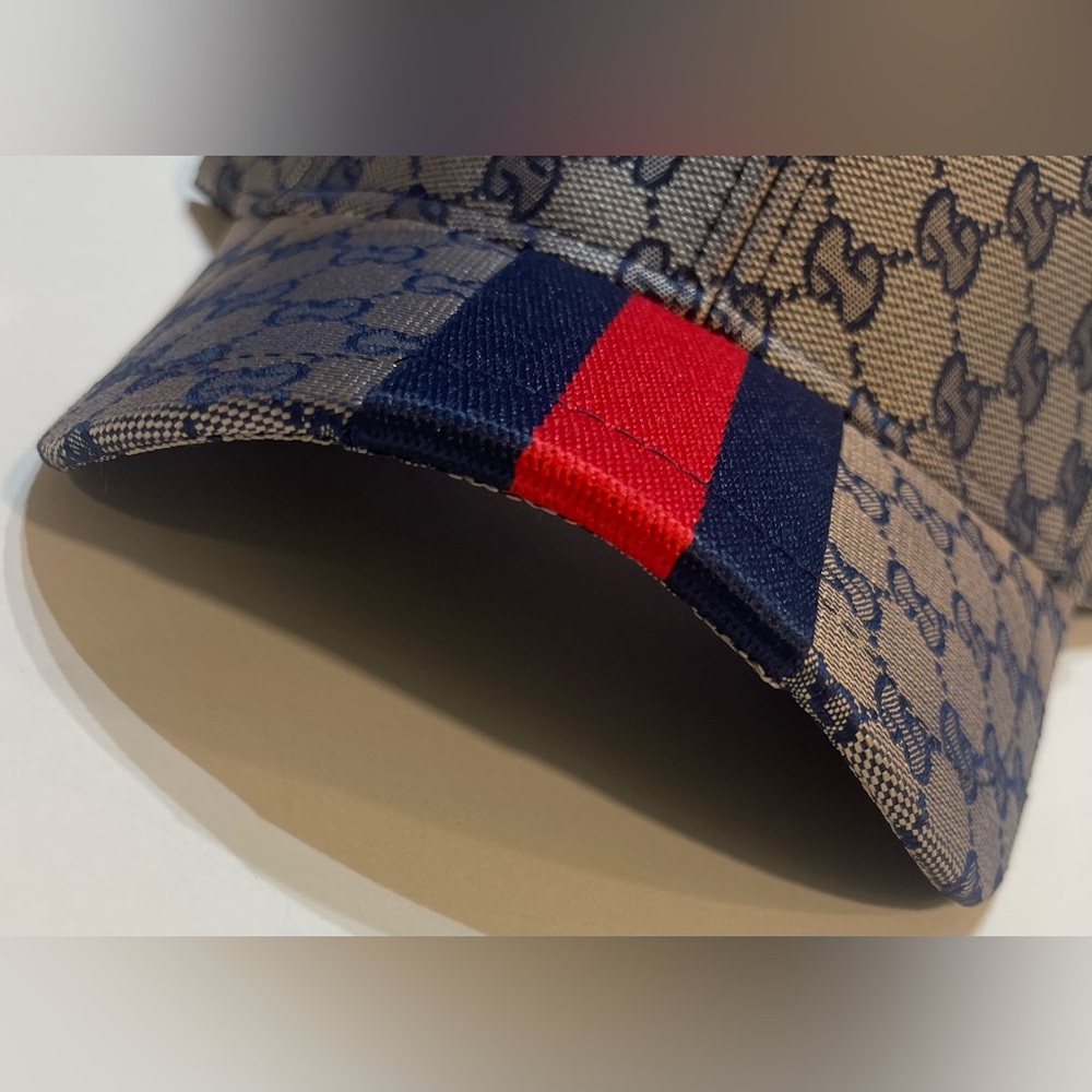 Blue Gucci GG Hat - Picture 3 of 8